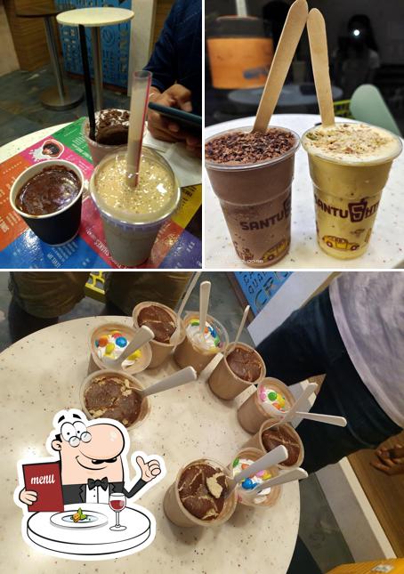 Chocolate mousse at Santushti Shakes & More