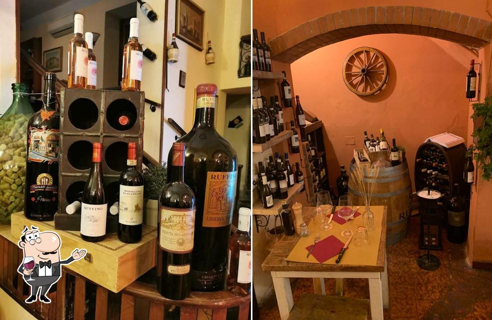 È gradevole godersi un bicchiere di vino a Trattoria del Chianti