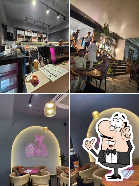 Check out how Crazy Coffee looks inside