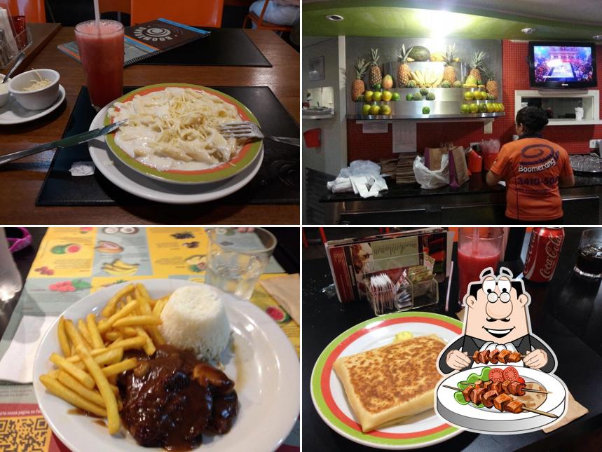 Comida em Boomerang Mix