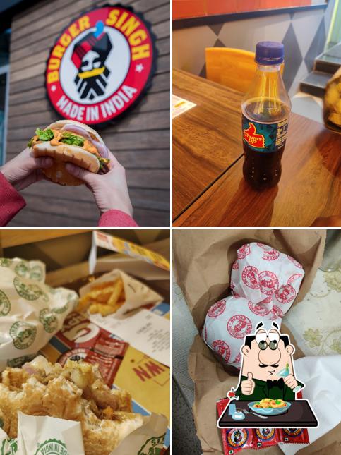 Food at Burger Singh