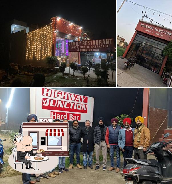 The exterior of Highway junction hard bar and restaurant