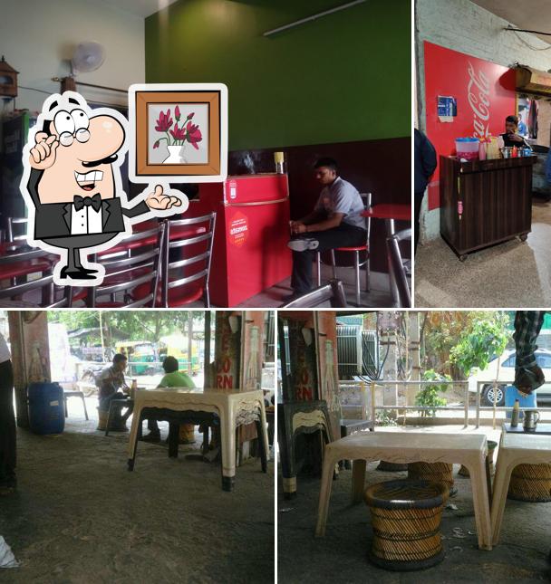 The interior of Indian and Chinese Corner