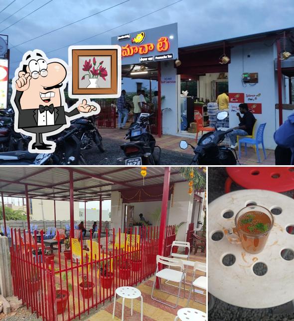 The picture of interior and beverage at Prema Cha Tea