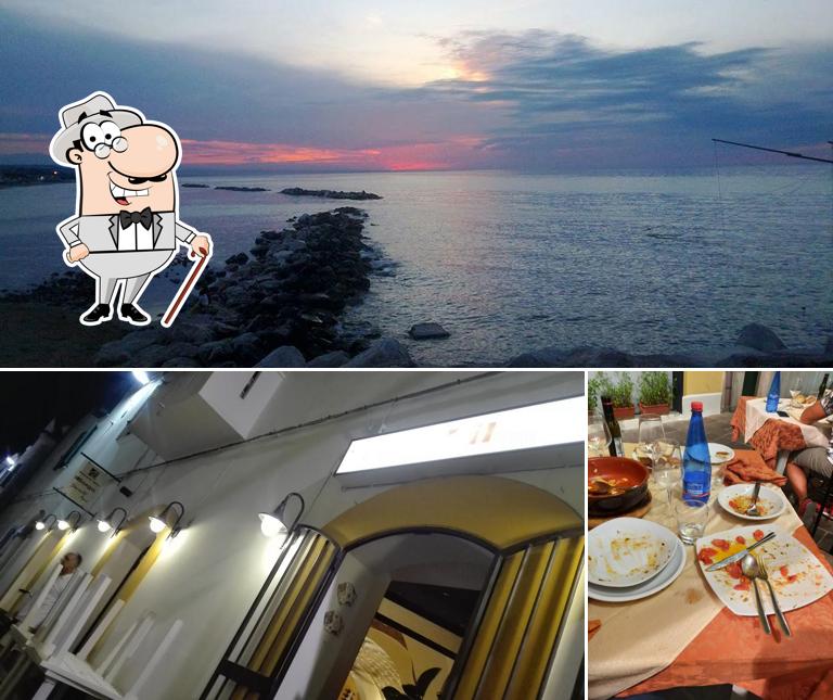 La foto della esterno e tavolo da pranzo di Ristorante Il Borgo