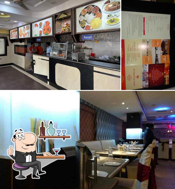 The interior of Sri Sampoorna Hotel