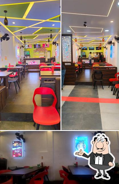 The interior of Al Baike Fried Chicken, Manacadu