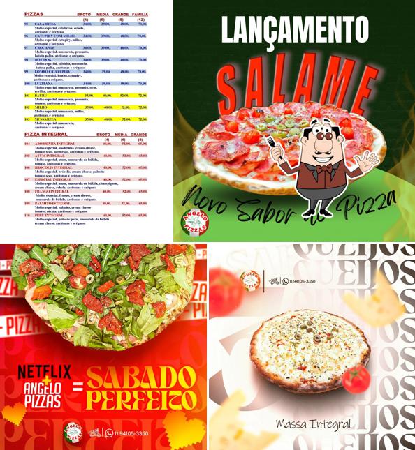 Platos en Angelo Pizzas