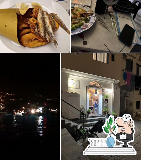 A Lampara si caratterizza per la esterno e cibo