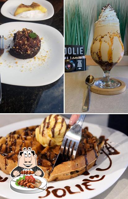 Mousse de chocolate em Cafeteria Jolie Café