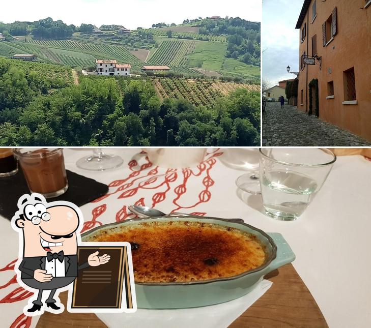 Dai un’occhiata alla immagine che presenta la esterno e cibo di Ristorante Dei Cantoni