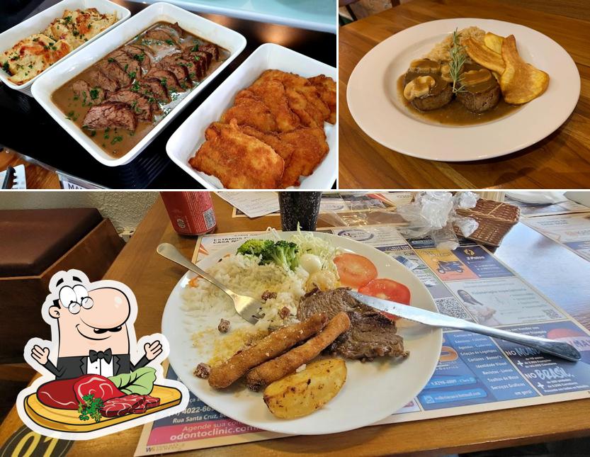 Experimente pratos de carne no Bar e Restaurante Espaço 661