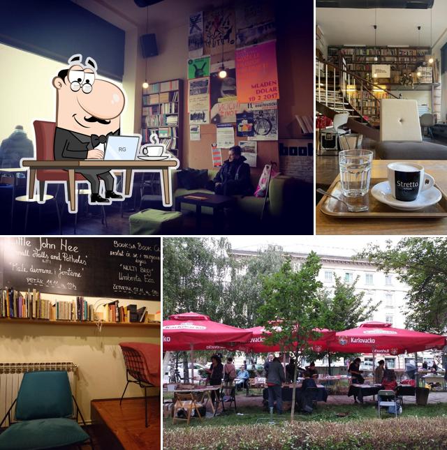 Gli interni di Booksa