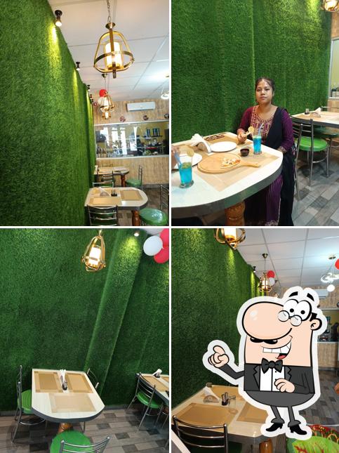 The interior of Love bird cafe and restaurant