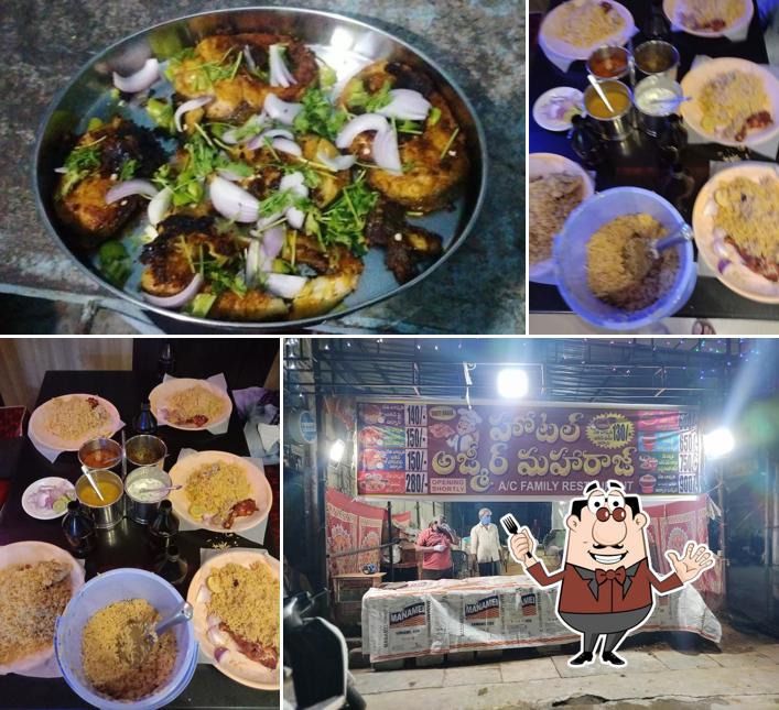 Food at New Ajmeer Maharaja Hotel