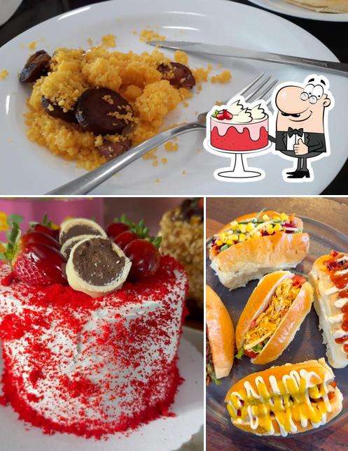 Bolo veludo vermelho em Panificadora Modelo