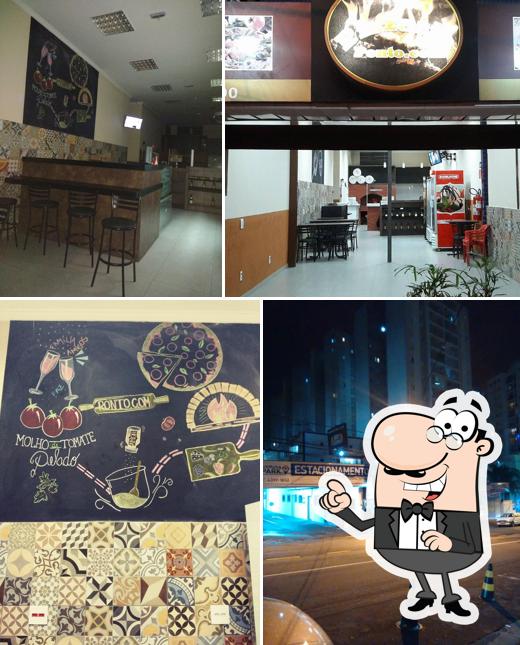 O interior do Pizzaria Ponto.Com Sbc