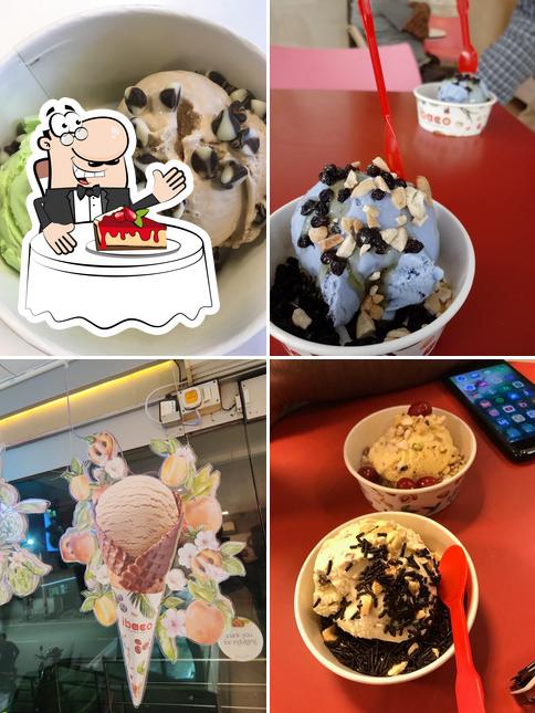 Enjoy one of the desserts