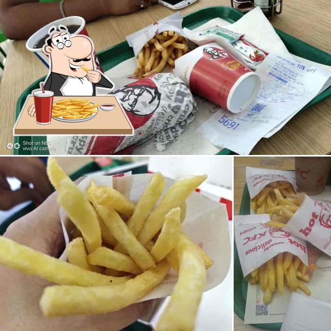 Try out French fries at KFC