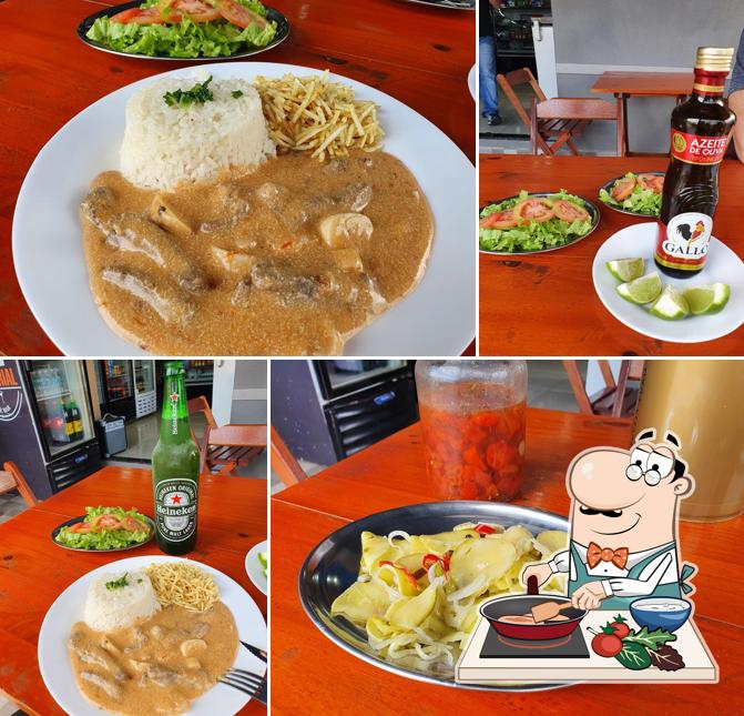 Curry de frango em Industrial Café Bar