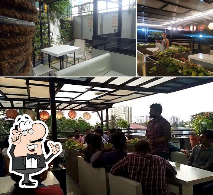 The interior of Masters cafe