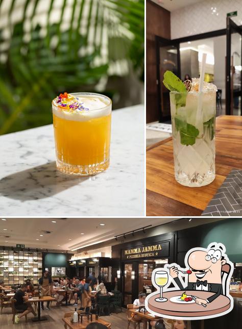 O Mamma Jamma Plaza Shopping se destaca pelo comida e interior