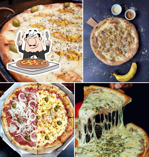 Experimente pizza no Pizzaria cantina
