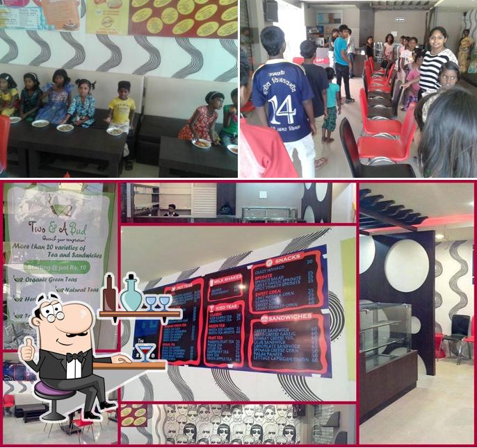 Sadda Adda is distinguished by interior and dining table