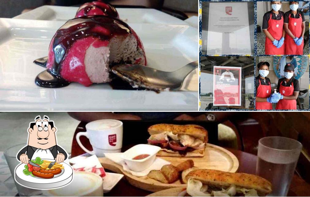 The photo of food and exterior at Café Coffee Day