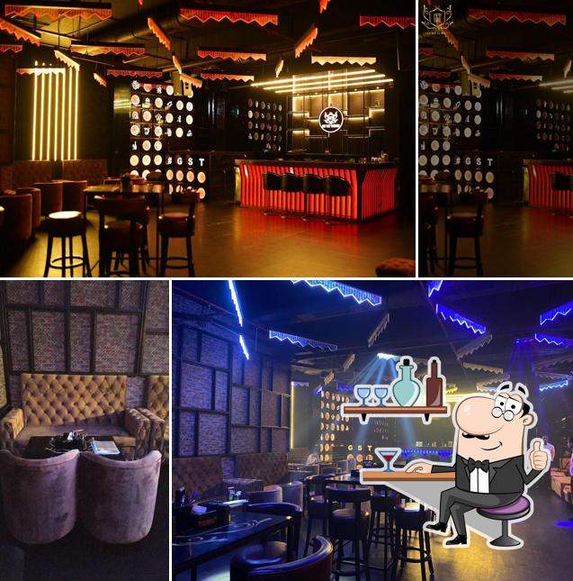 Take a seat at one of the tables at Get Set Tonight - GST