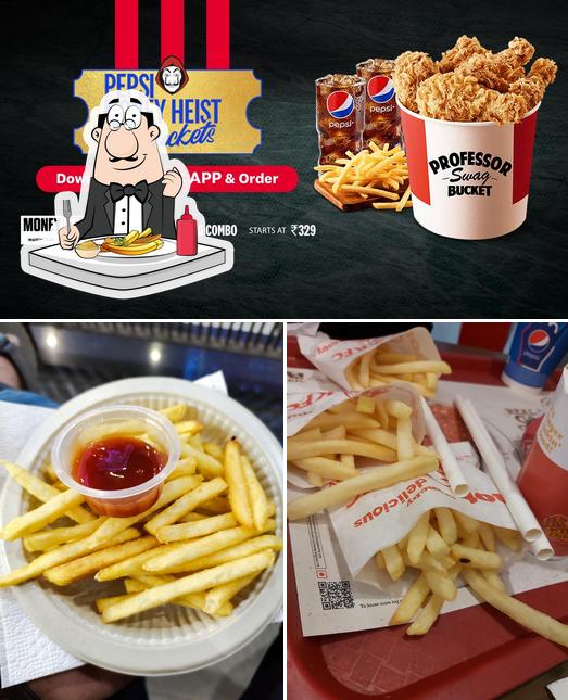 Taste finger chips at KFC