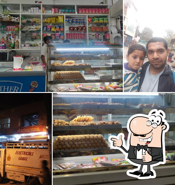 Here's an image of Krishna Sweets