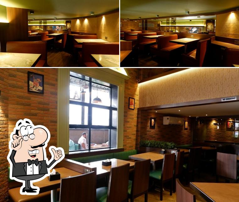 The interior of Apoorva Bar and Restaurant