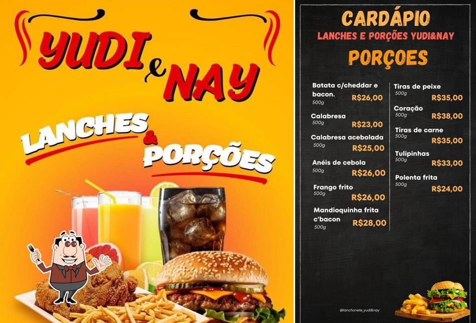 Lanches e porções Yudi e nay Gás e água