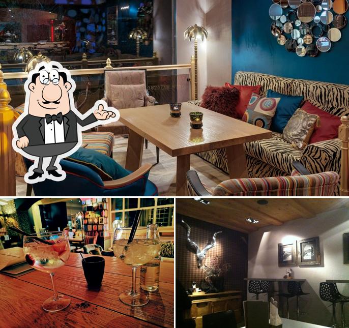 Gli interni di Pöstli Lounge