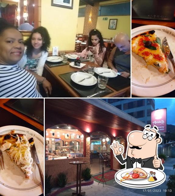 Peça pizza no Alcides Pizzaria