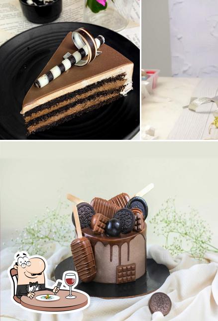 This is the photo showing food and interior at Ribbons and Balloons - The Cake Shop