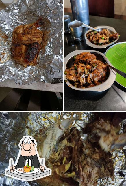 Pulled pork sandwich at Shahi Grill