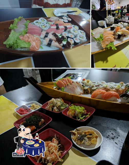 Sashimi em Restaurante Sushi House