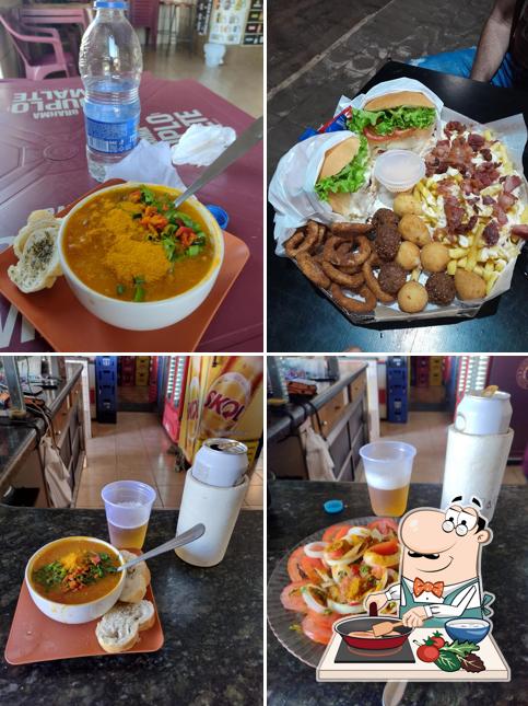 Curry de frango em Bar Do Sérgio