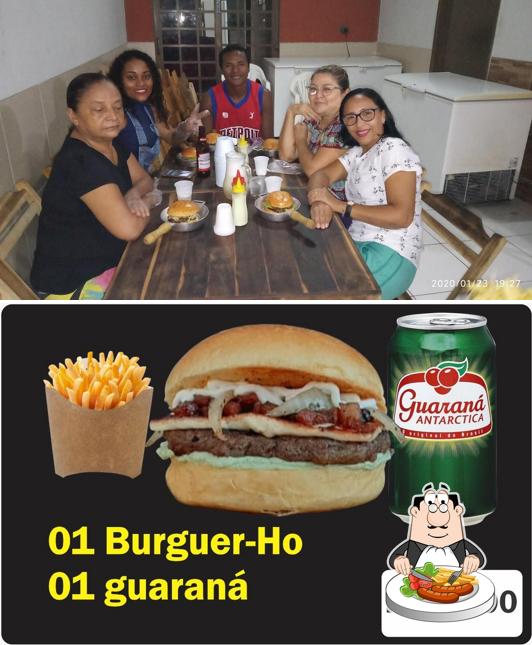 Comida em Hambúrgueria Burguer-Ho