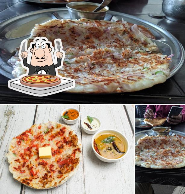 Pick pizza at Swamy Dosa, Dwarka