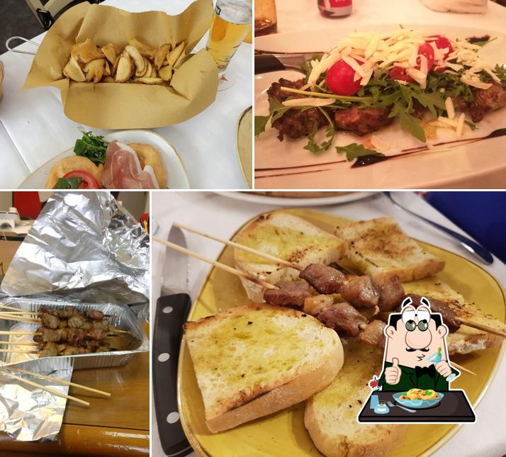 Platti al Braceria ristorante Lupo Alberto