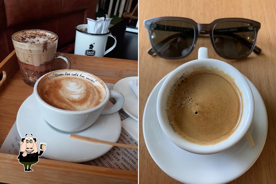 Café Cultura - Patio 24 serve uma seleção de bebidas