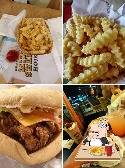 Batata frita em Jeronimo Track PUC POA