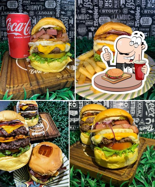 Peça um hambúrguer no Kimel Lanchonete e Sorveteria