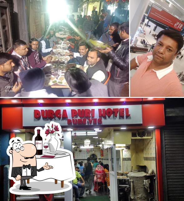 Here's a picture of Durgapuri Hotel