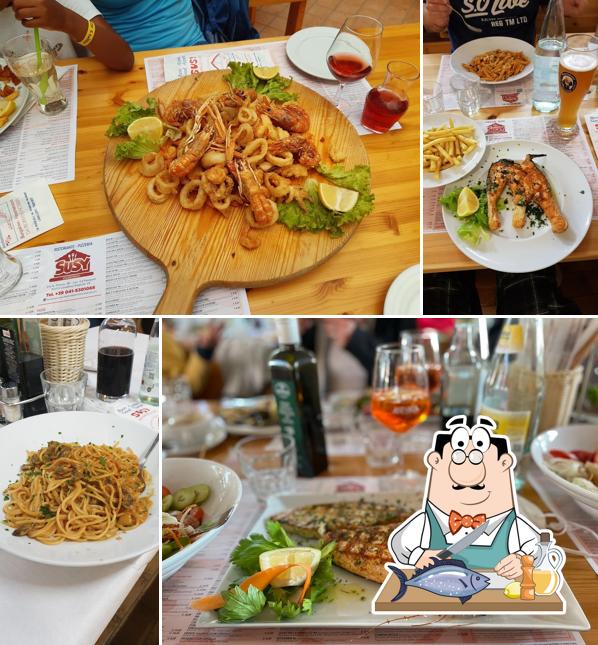 Salmone grigliato al Ristorante pizzeria SUSY