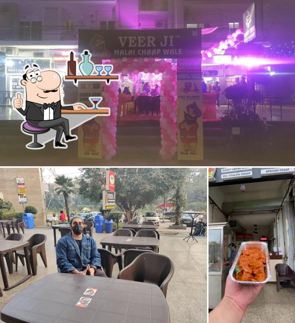 The interior of Veer Ji Malai Chaap Wale Vasundhra Sector 18