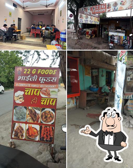 Take a seat at one of the tables at 22g Foods & General Store